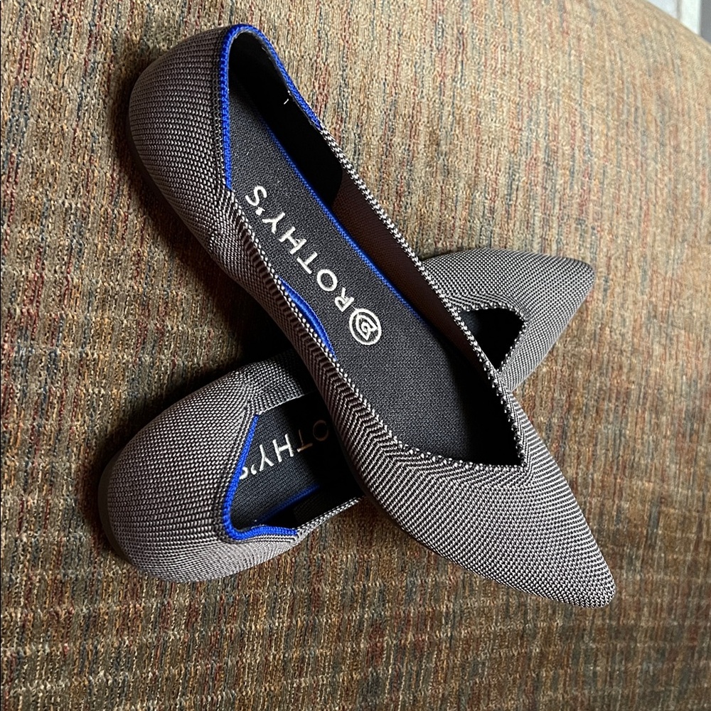 Rothy's Blue and Gray Women's Flats Size 9 Worn handful of times - Picture 4 of 6